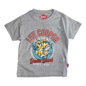 Shirt Boy Sleeves Courtes. Color Grey Lee Cooper No. 7 Of 4 ans-14 Years - Picture 1 of 4