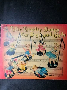 Cincuenta canciones favoritas para niños y niñas de Mary Nancy Graham Whitman Publish1935 - Imagen 1 de 2