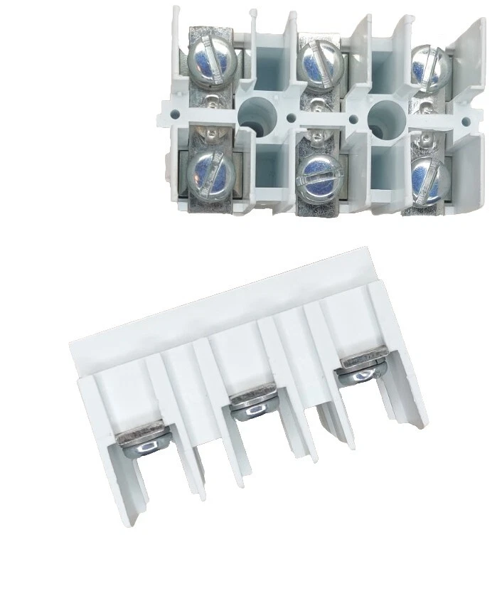 *Lote de 10* Bloque de terminales Cooper Bussmann NSE3-WH 3 polos 115A 600V Foto 1 de 1