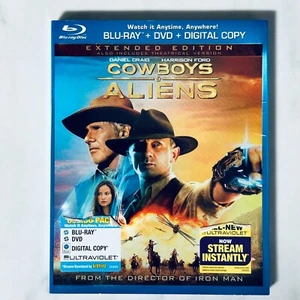 Cowboys & Aliens - Blu-ray + DVD - Extended Edition - Harrison Ford - Slip Cover - Picture 1 of 4