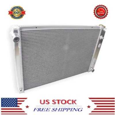 Aluminum Radiator For Chevy GMC C10 C20 C30 K10 73-86 305 350 400 454 V8 - Image 1 of 4