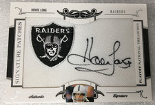 2008 National Treasures Signature Patches Pro Auto Card - Howie Long 99 19/26