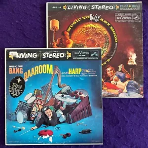 2x Tested Lot DICK SCHORY Bang Baaroom & Harp EX / Music to Break any Mood 2LP - Picture 1 of 10