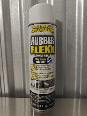 Leak Stopper Rubber Flexx White Rubber Sealant Spray Instant Roof Repair