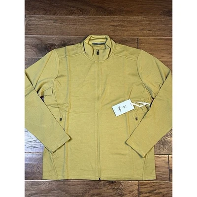 NWT Ibex Shak Lite Jacket Full Zip Merino Wool Olive Oil Green Men’s Large - Image 1 of 3