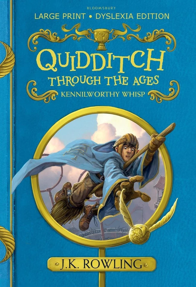Quidditch Through the Ages: Large Print Dyslexia Edition by J.K. Rowling (Englis - Image 1 of 1