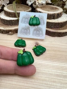 Green pepper-spices handmade silicone mold for crafts - Picture 1 of 7