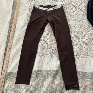 Vintage Hollister women size XS brown leggings Y2K preowned - Picture 1 of 8