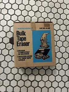 Realistischer magnetischer Bulk Band Radierer 44-232 Radio Shack Kassettenspule Plug-in - Bild 1 von 5