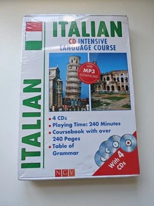 NGV Italian Intensive Language Course 240 Minutes 4 CDs Sealed MP3 Download - Picture 1 of 5