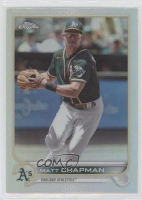2022 Topps Chrome Sonic Refractor Matt Chapman #168 - Image 1 of 2