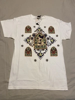 Mickey Unlimited Small White T Shirt ( DAMAGED) - Image 1 of 4