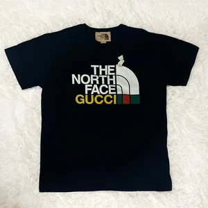 GUCCI x The North Face T-Shirt XS Black Cat Logo Unisex Italy Made Rare From JP - Bild 1 von 14