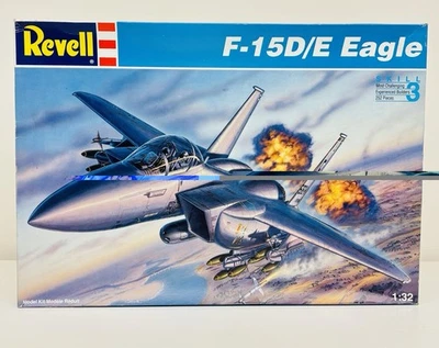 Revell F-15D/E Eagle 1:32 Plastic Model Kit 4755 New Open Box - Image 1 of 4
