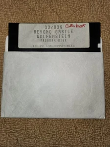 Beyond Castle Wolfenstein 5 1/4" Program Disk for IBM PC and Compatibles - Picture 1 of 3
