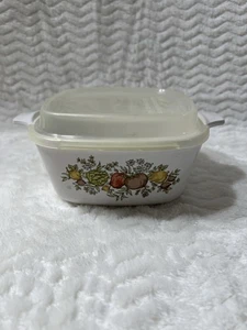 Corning Ware Spice Of Life kleine Auflaufform 2 3/4 Tassen P-43-B mit Deckel Vintage - Bild 1 von 8