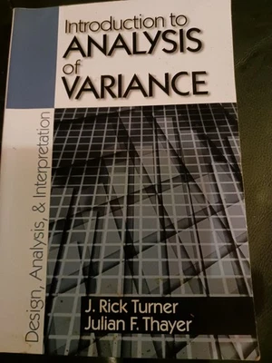 Introduction to Analysis of Variance : Design, Analyis and Interpretation by... - Image 1 of 3
