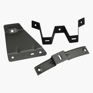 Center Console Hold Down Brackets Manual Transmission 1968-72 Lemans GTO 3pc - Picture 1 of 9