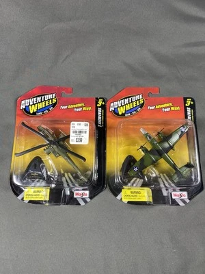 Helicóptero Apache AH-64 y réplicas diecast B-25 Mitchell, Maisto Tailwinds, NUEVO Foto 1 de 4
