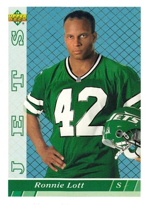 Ronnie Lott 1993 Upper Deck #463 New York Jets Football - Image 1 of 2