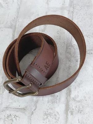 American Eagle Leather Belt Womens 30-34 Brown Classic Adjustable - Image 1 of 4