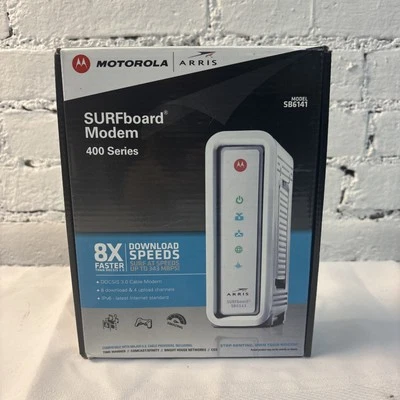 ARRIS SURFboard SB6141 Docsis 3.0 Cable Modem, OBN, B2 - Image 1 of 4