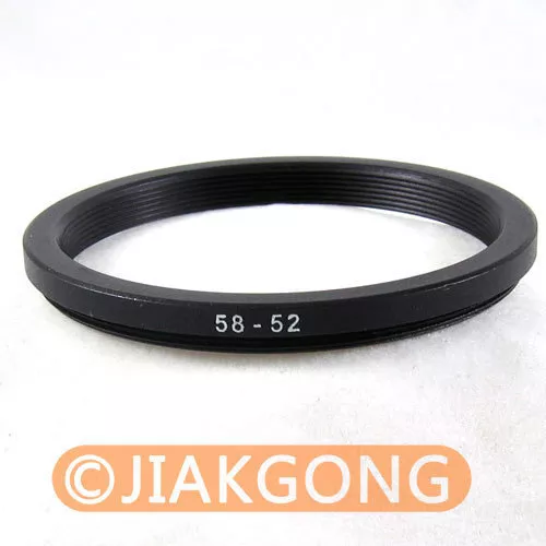58mm-52mm 58-52 Step Down Filter Ring Stepping Adapter - Bild 1 von 1