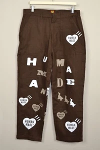 Pantalones de cubierta de lino hechos por el hombre L Japón - Imagen 1 de 9