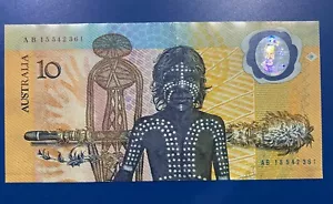 AUSTRALIA $10 POLYMER Commemorative 1988 Indigenous & HMS Supply Captain Cook - Picture 1 of 2