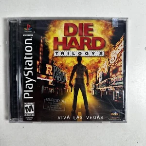 Die Hard Trilogy 2: Viva Las Vegas (Sony PlayStation 1, 2000) Black Label Game - Picture 1 of 16