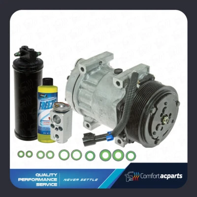 New AC Compressor Kit Fits Freightliner FLD 120 132 Detroit 60 Series HD - Image 1 of 4