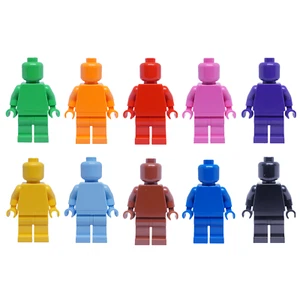 LEGO Monochrome Minifigure's Choose Your Colour Parts 3626c , 970c00, p73c00 - Picture 1 of 24