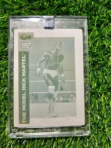 Rick Martel 1991 Classic WWF Wrestling Printing Plate Card #150 Variant - Picture 1 of 3