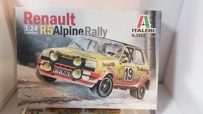 Kit modellino Italeri Renault R5 Alpine Rally 1:24 in scatola - Immagine 1 di 2