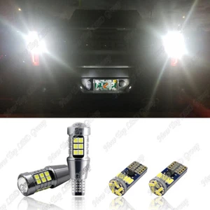 LED Reverse Backup + License Plate Light Kit for Chevy Silverado 1500 2014-2020 - Foto 1 di 11