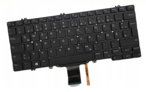 German Keyboard Dell Latitude 5280 / 5289 / 5290 / 7280 / 7290 / 02TVV1 Backlit - Picture 1 of 2