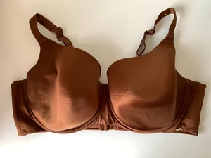 City Chic Boudoir 24E Bra Brown Silky - Picture 1 of 11