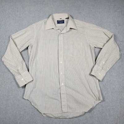 VINTAGE GIVENCHY FOR CHESA STRIPED COLLARED LONG SLEEVE MENS SHIRT 16 1/2- 34 - Image 1 of 4