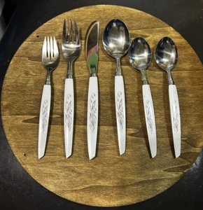 Kaysons Golden Rhapsody Edelstahl Japan Silberbesteck Besteck 6-teiliges Gedeck. Neu - Bild 1 von 8