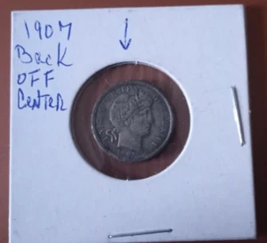 190? Barber Dime Die Collar Rotation Reverse Error coin - Picture 1 of 4