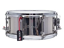 Dunnett Classic 14" x 6.5" Polished Stainless Steel Snare Drum