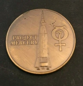 Vintage July 21, 1961 Project Mercury Virgil Grissom M-R IV Coin - Picture 1 of 2