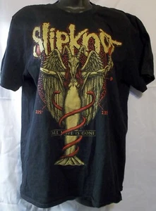 Slipknot Band All Hope is Gone Baphomet Double Sided Black Yellow Shirt XL - Picture 1 of 8