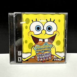 Spongebob Squarepants Operation Krabby Patty PC CD Rom THQ Game - Picture 1 of 3