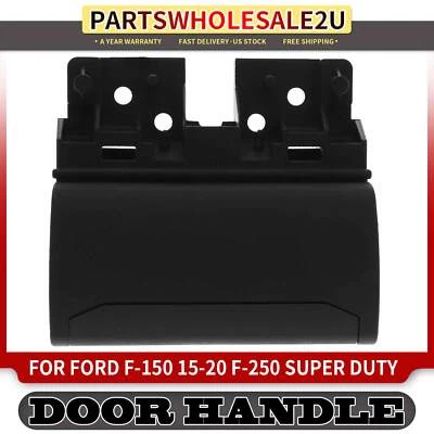 Manija de puerta interior negra texturizada delantera/trasera para Ford F-150 Lobo 2015-2020 Foto 1 de 4