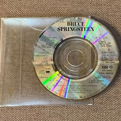 BRUCE SPRINGSTEEN Tougher Than The Rest (Live) USA 3" CD 44K-44445 CSIG-000125 - Image 1 of 3
