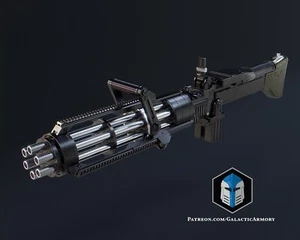 Custom 3D Printed Imperial Rotary Blaster Cannon Replica Prop 1:1 (Painted) - Picture 1 of 1