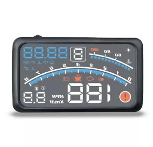 5.5in Head Up Display Car Overspeed Warning Dashboard Speedometer Projector - Picture 1 of 12