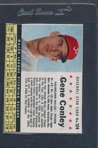 1961 Post Cereal #124 Gene Conley Phillies EX/MT *1391 - Picture 1 of 1