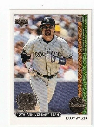 Larry Walker Vintage 1998 Upperdeck Insert Card # X29 - Image 1 of 1